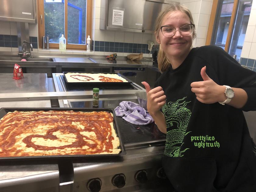 Mädchencamp 2022 - Pizza